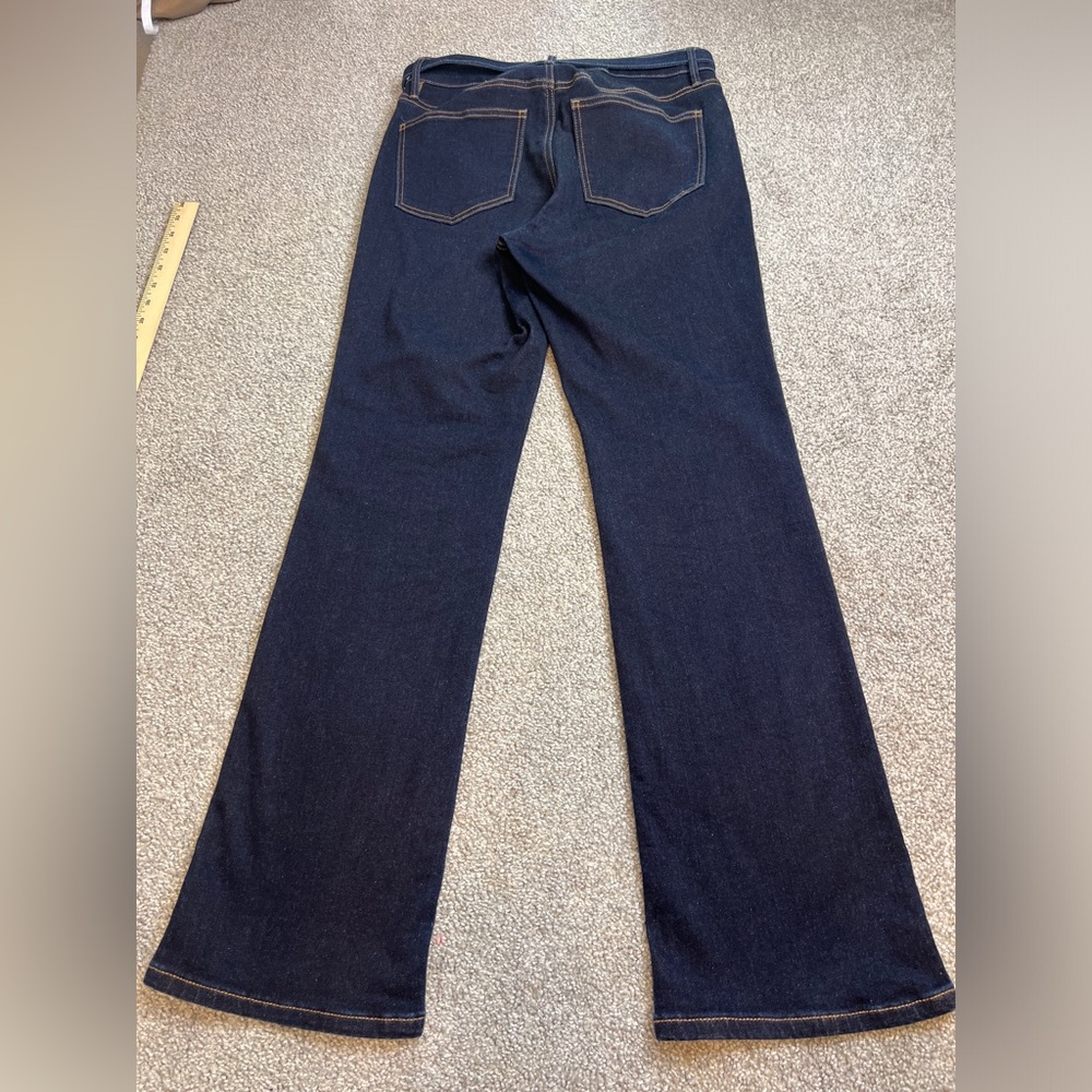 Ann Taylor curvy boot cut jeans womens 6 dark wash mid rise curvy boot denim - Picture 5 of 15
